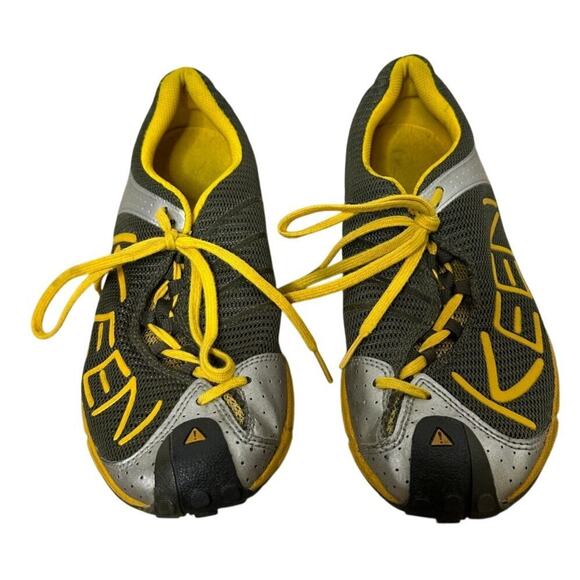 Keen Sze 10 Men A86 TR Yellow Grey Mesh Trail Running Shoe Athletic Outdoor Hike - Picture 3 of 9